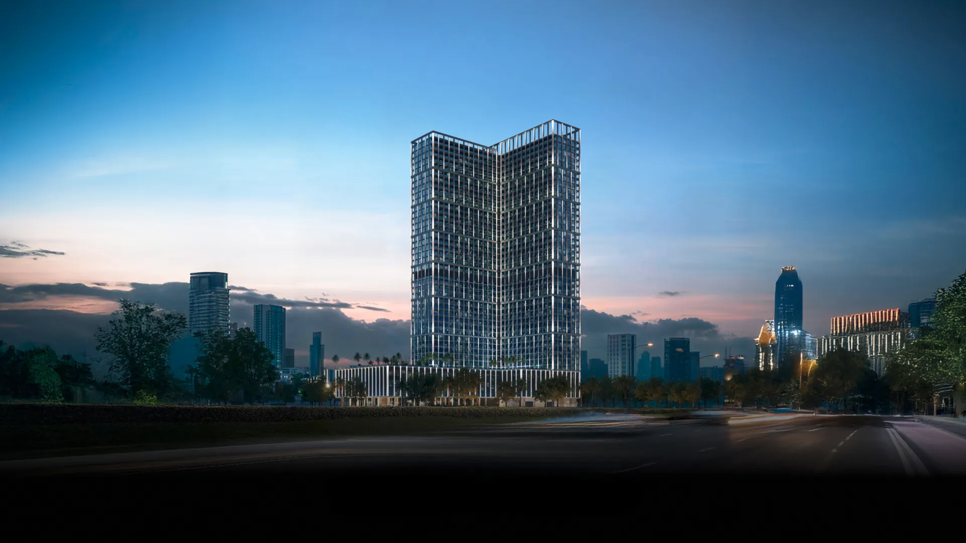 Binghatti Vintage JVC Dubai - Modern luxury residential development with contemporary architecture