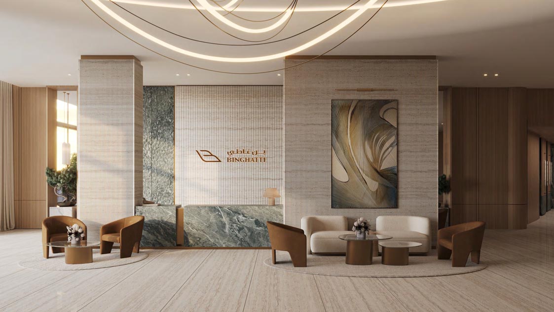 Building exterior with modern architecture