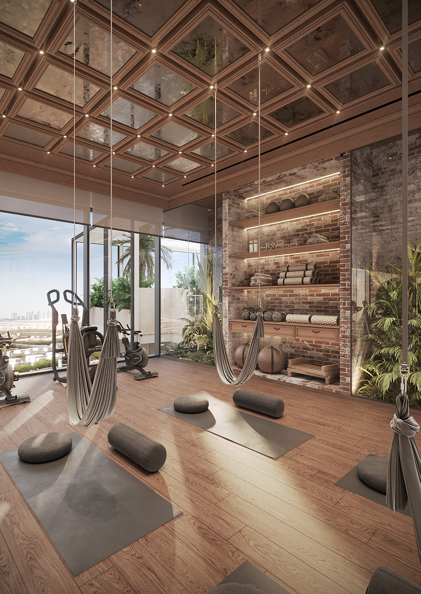 Yoga studio at The Archive by Imtiaz